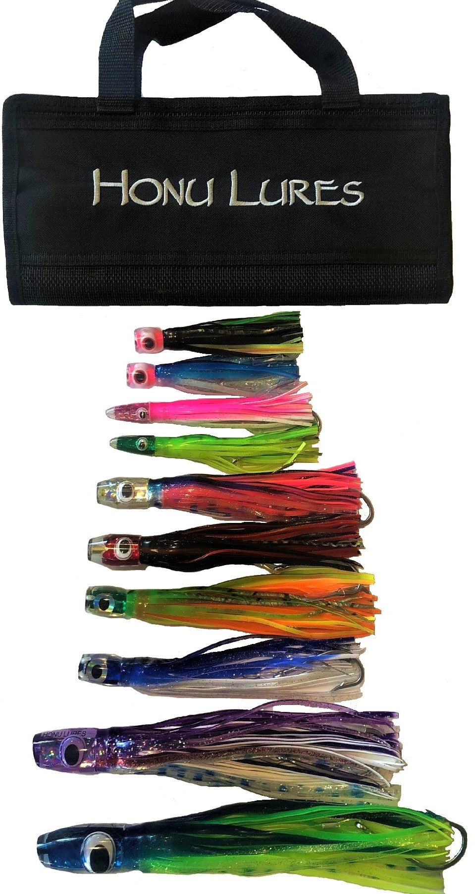 Honu 10 pc Saltwater Trolling Lure Variety Set – ON THE HOOK TACKLE INC