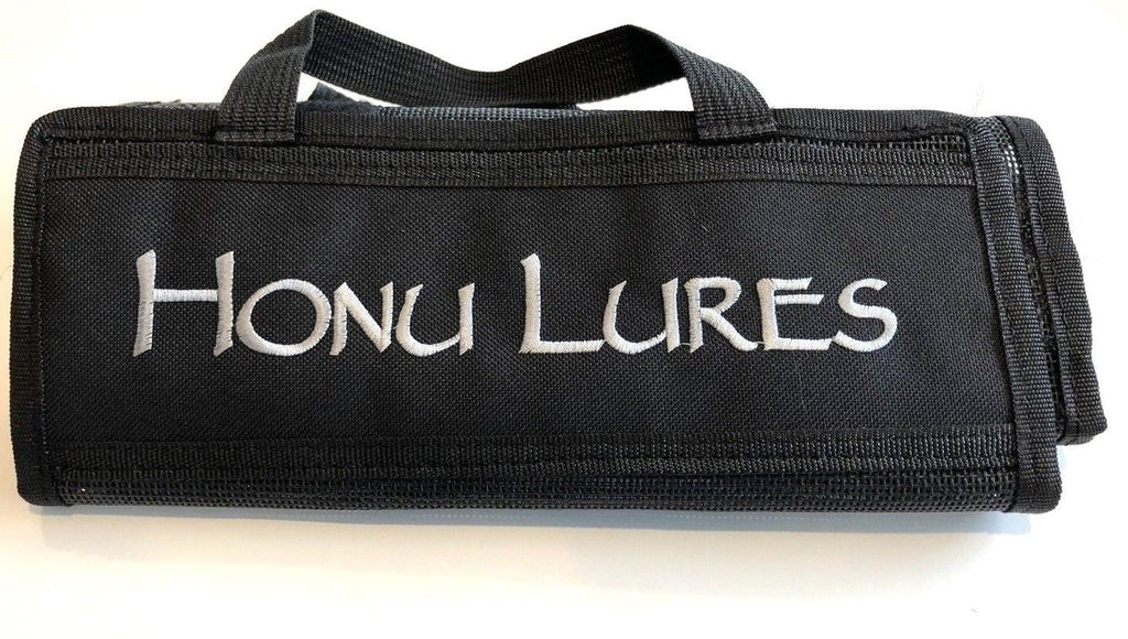 5 Pocket Custom Honu Lure Black Mesh Carrying Bag